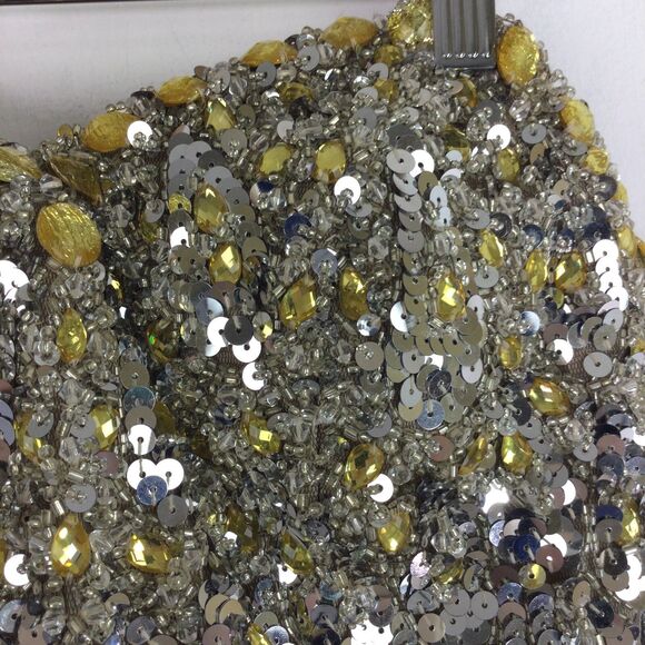 JOVANI Black Strapless Mermaid Rhinestones Pin Up Nude Lining Prom Formal Gown 2 - Picture 4 of 16